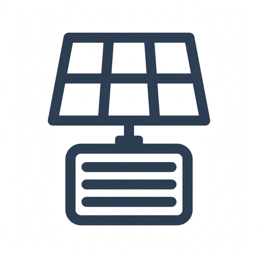 Solar Battery Installation icon