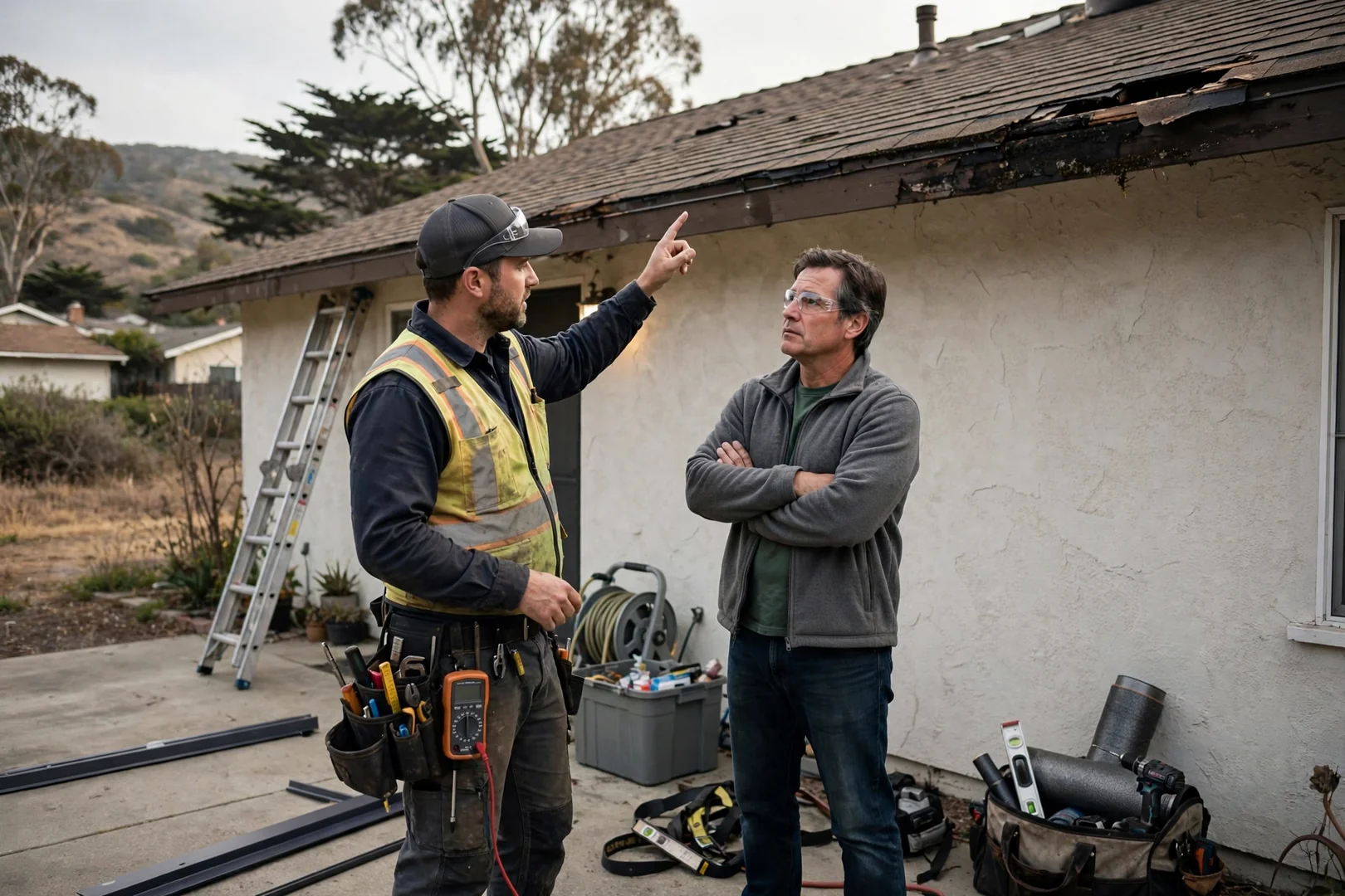 Wall-mounted lithium solar battery installed in a Salinas garage