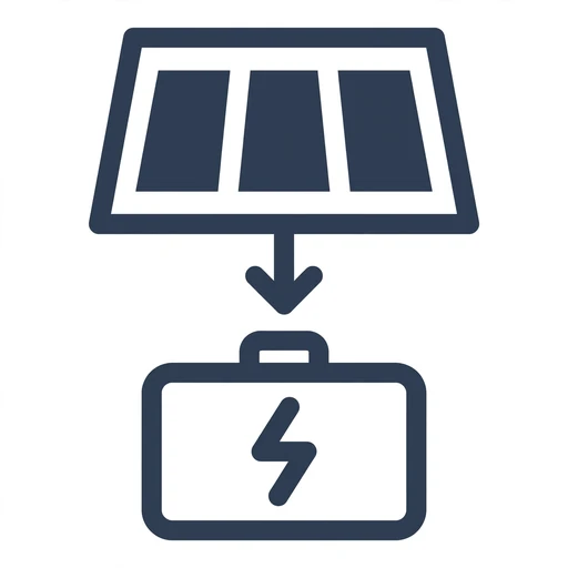 Solar Battery Installation icon