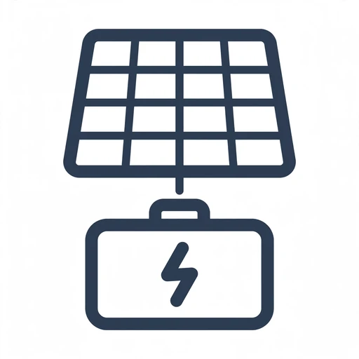 Solar Battery Installation icon