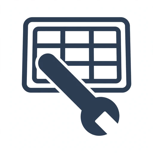 Ground-Mounted Solar Installation icon
